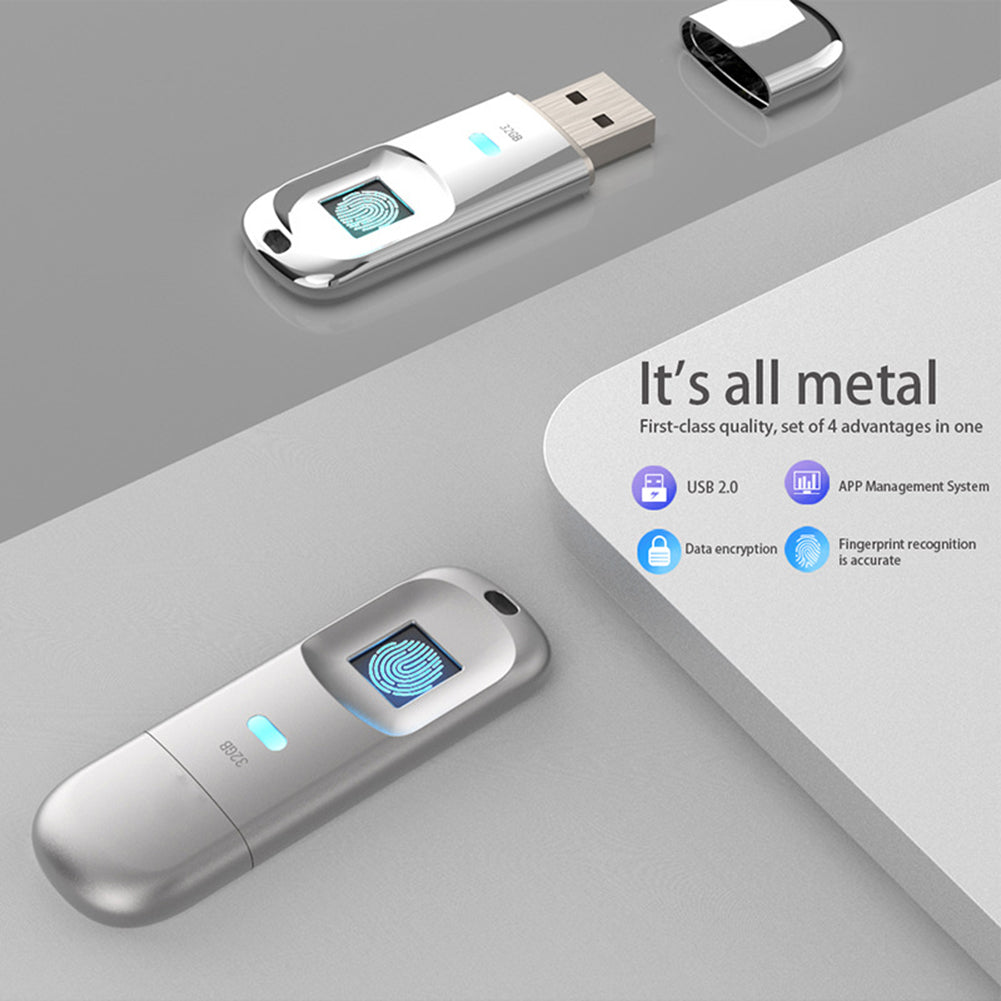 Metal Flash Disk Fingerprint Recognition Encryption